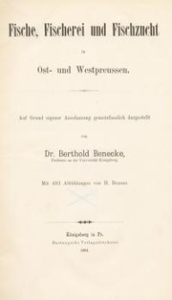 Fische, Fischerei und Fischzucht in Ost- und Westpreussen