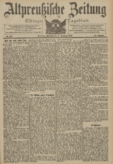 Altpreussische Zeitung, Nr. 295 Mittwoch 17 Dezember 1902, 54. Jahrgang