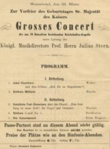 Pozycja nr 184 z kolekcji Henryka Nitschmanna : Grosses Concert