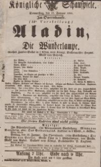 Pozycja nr 5 z kolekcji Henryka Nitschmanna : Aladin, uber Die Wunderlampe.