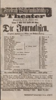 Bestandteil Nr. 9 der Nitschmanns Sammlungen: Die Jornalisten