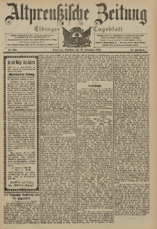 Altpreussische Zeitung, Nr. 303 Sonnatg 28 Dezember 1902, 54. Jahrgang
