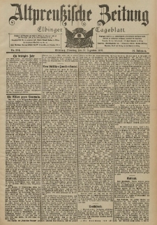 Altpreussische Zeitung, Nr. 304 Dienstag 30 Dezember 1902, 54. Jahrgang
