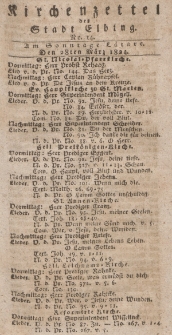 Kirchenzettel der Stadt Elbing, Nr. 14, 28 März 1824