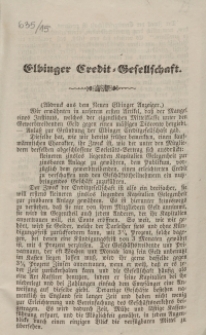 Elbinger Credit-Gesellschaft