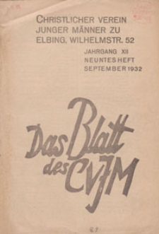 Das Blatt des CVJM