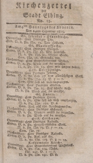 Kirchenzettel der Stadt Elbing, Nr. 55, 24 Dezember 1815