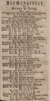 Kirchenzettel der Stadt Elbing, Nr. 36, 8 August 1819