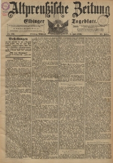 Altpreussische Zeitung, Nr. 152 Mittwoch 1 Juli 1896, 48. Jahrgang