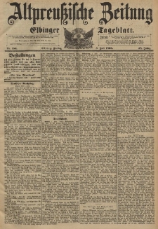 Altpreussische Zeitung, Nr. 154 Freitag 3 Juli 1896, 48. Jahrgang