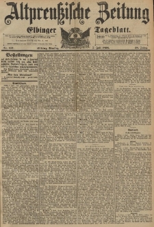 Altpreussische Zeitung, Nr. 157 Dienstag 7 Juli 1896, 48. Jahrgang