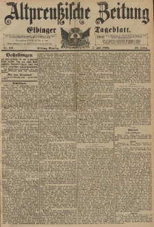 Altpreussische Zeitung, Nr. 157 Dienstag 7 Juli 1896, 48. Jahrgang