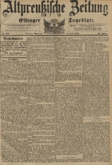 Altpreussische Zeitung, Nr.158 Mittwoch 8 Juli 1896, 48. Jahrgang