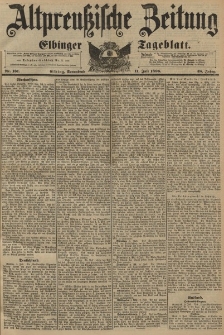 Altpreussische Zeitung, Nr.161 Sonnabend 11 Juli 1896, 48. Jahrgang