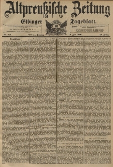 Altpreussische Zeitung, Nr.162 Sonntag 12 Juli 1896, 48. Jahrgang
