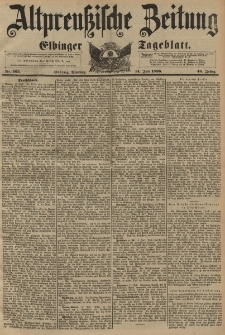 Altpreussische Zeitung, Nr.163 Dienstag 14 Juli 1896, 48. Jahrgang