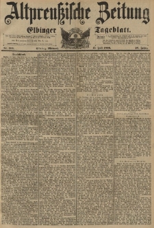 Altpreussische Zeitung, Nr.164 Mittwoch 15 Juli 1896, 48. Jahrgang