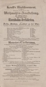 Pozycja nr 4 z kolekcji Henryka Nitschmanna : "Weihnachts - Ausstellung"