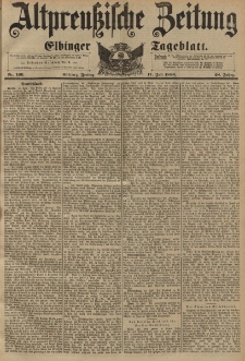 Altpreussische Zeitung, Nr.166 Freitag 17 Juli 1896, 48. Jahrgang