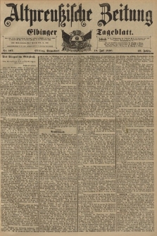 Altpreussische Zeitung, Nr.167 Sonnabend 18 Juli 1896, 48. Jahrgang
