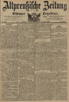Altpreussische Zeitung, Nr.170 Mittwoch 22 Juli 1896, 48. Jahrgang