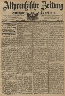 Altpreussische Zeitung, Nr.176 Mittwoch 29 Juli 1896, 48. Jahrgang