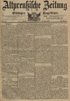 Altpreussische Zeitung, Nr.178 Freitag 31 Juli 1896, 48. Jahrgang