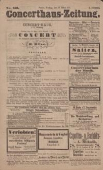 Bestandteil Nr. 99 der Nitschmanns Sammlungen: Concert-Programm