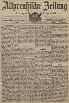 Altpreussische Zeitung, Nr. 13 Freitag 16 Januar 1903, 55. Jahrgang