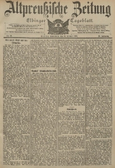 Altpreussische Zeitung, Nr. 26 Sonnabend 31 Januar 1903, 55. Jahrgang