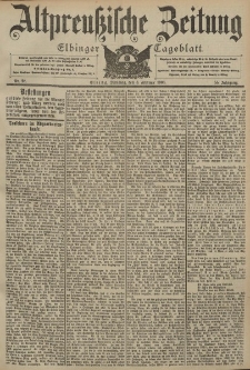Altpreussische Zeitung, Nr. 28 Dienstag 3 Februar 1903, 55. Jahrgang