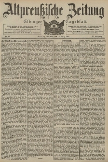 Altpreussische Zeitung, Nr. 65 Mittwoch 18 März 1903, 55. Jahrgang