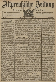Altpreussische Zeitung, Nr. 90 Sonnabend 18 April 1903, 55. Jahrgang