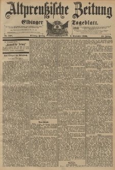 Altpreussische Zeitung, Nr. 208 Freitag 4 September 1896, 48. Jahrgang