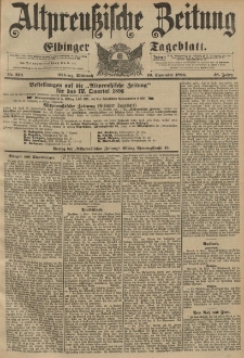 Altpreussische Zeitung, Nr. 218 Mittwoch 16 September 1896, 48. Jahrgang