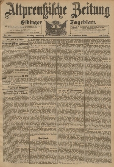 Altpreussische Zeitung, Nr. 224 Mittwoch 23 September 1896, 48. Jahrgang