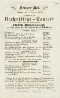 Pozycja nr 24 z kolekcji Henryka Nitschmanna : Nachmittags - Concert