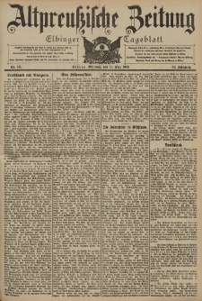 Altpreussische Zeitung, Nr. 111 Mittwoch 13 Mai 1903, 55. Jahrgang