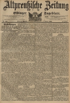 Altpreussische Zeitung, Nr. 236 Mittwoch 7 Oktober 1896, 48. Jahrgang