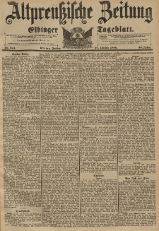 Altpreussische Zeitung, Nr. 244 Freitag 16 Oktober 1896, 48. Jahrgang
