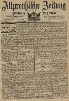 Altpreussische Zeitung, Nr. 248 Mittwoch 21 Oktober 1896, 48. Jahrgang