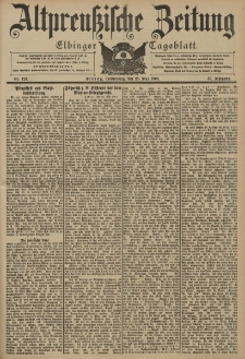 Altpreussische Zeitung, Nr. 123 Donnerstag 28 Mai 1903, 55. Jahrgang
