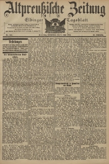Altpreussische Zeitung, Nr. 130 Sonnabend 6 Juni 1903, 55. Jahrgang