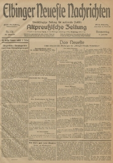 Elbinger Neueste Nachrichten, Nr. 178 Donnerstag 2 Juli 1914 66. Jahrgang
