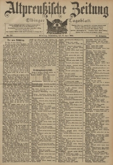 Altpreussische Zeitung, Nr. 140 Donnerstag 18 Juni 1903, 55. Jahrgang