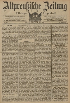 Altpreussische Zeitung, Nr. 141 Freitag 19 Juni 1903, 55. Jahrgang