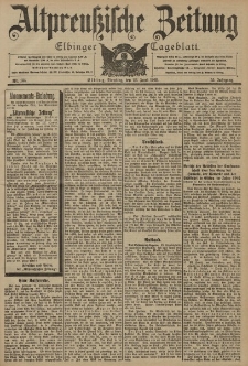 Altpreussische Zeitung, Nr. 144 Dienstag 23 Juni 1903, 55. Jahrgang