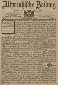 Altpreussische Zeitung, Nr. 145 Mittwoch 24 Juni 1903, 55. Jahrgang