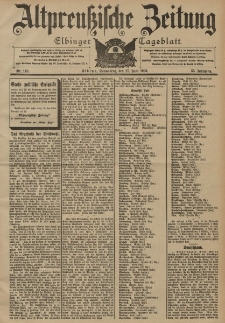 Altpreussische Zeitung, Nr. 148 Sonnabend 27 Juni 1903, 55. Jahrgang