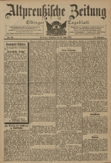 Altpreussische Zeitung, Nr. 150 Dienstag 30 Juni 1903, 55. Jahrgang